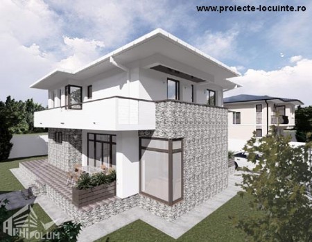 PROIECTE CASE MODERNE CU ETAJ